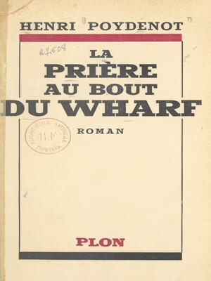 cover image of La prière au bout du wharf